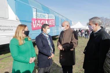 Tren Sanitario en Chacabuco: "simboliza la llegada del estado a sus ciudadanos", dijo Guerrera