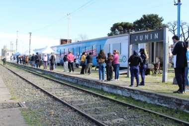 El tren sanitario dejó Junín con un importante número de asistencias