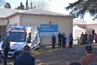 Britos recibió una ambulancia para el sistema de salud local por parte del gobernador Axel Kicillof
