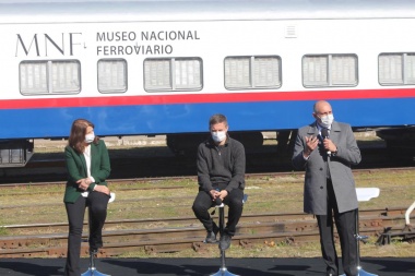 El tren museo recorre la provincia de Buenos Aires