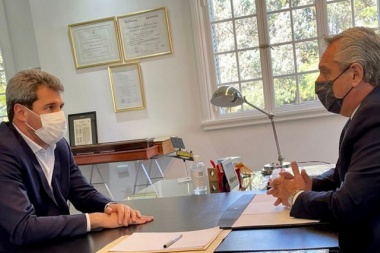 Alberto y Uñac, la foto de apoyo por parte de los gobernadores