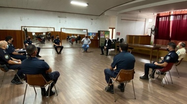 Funcionarios y jefes policiales se reunieron por el diseño de la seguridad en General Arenales