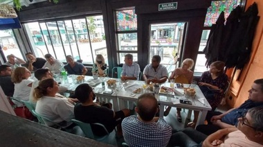 Dirigentes del Partido del Diálogo recibieron a Sergio Buil en Junín