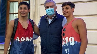 Gatica desayunó con más de 400 alumnos del secundario en el UPD