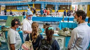Con la apertura del museo itinerante, comenzaron las actividades por los 40 años de Malvinas