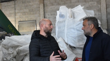 Planta de Reciclaje: se realizó una carga de 15.000 kilos de residuos en Chacabuco