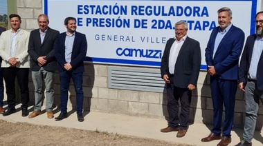 Intendentes de Juntos en Villegas por la conexión a la obra del gasoducto: próxima parada América