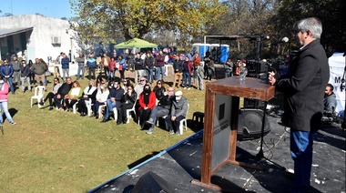 "Demostramos con hechos", dijo Britos en la inauguración de un nuevo CAPS