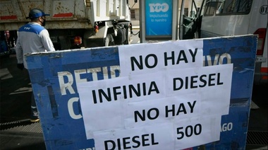 Denuncian desabastecimiento de gasoil en más de la mitad del país