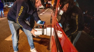 Operativo policial antinarcóticos con nueva tecnología sobre ruta 7 en Junín