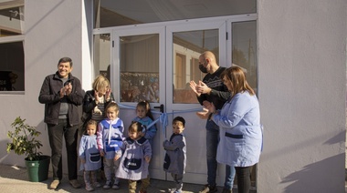 Se inauguraron obras del Jardín de Infantes Nº 905 de Alberti