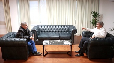 D´onofrio recibió a Britos en Transporte de la provincia