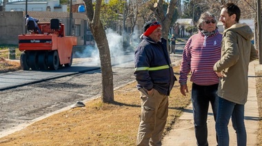 "Todos los días seguimos trabajando para transformar Junín", dijo Petrecca