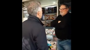 Fallida recorrida de Macri por Ituzaingó: le negaron el saludo en un kiosco de diarios