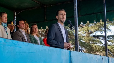 Petrecca volvió a mostrarse cerca del campo en el acto oficial de la ExpoJunín