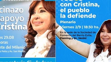 Con bocinazo y plenario abierto, FdT Junín se moviliza por Cristina