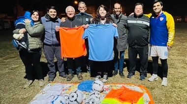 Diputada chacabuquense entregó aporte nacional a una entidad deportiva