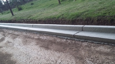 Finaliza un nuevo tramo de cordón cuneta en General Arenales