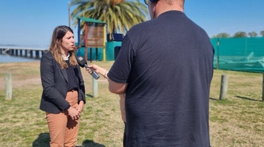 Bozzano destacó la inversión provincial en la obra de remodelación del Espigón