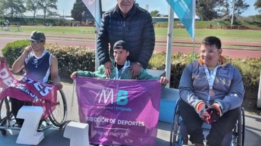 Gatica visitó la delegación bragadense  en los Juegos Bonaerenses