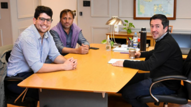 Mittelbach y Nardini analizaron el avance de obras en Ameghino