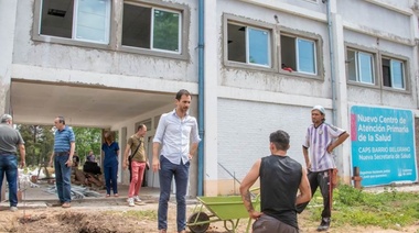 Etapa final del nuevo CAPS 12 de Junín y la Secretaría de Salud