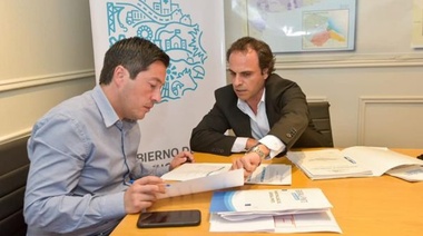 Zavatarelli firmó con Nardini convenio por obras de asfalto en Pinto