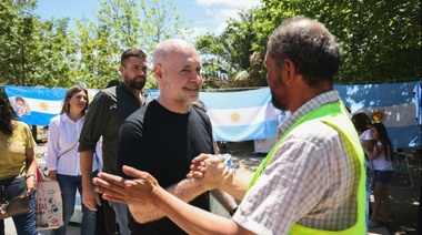 Rodríguez Larreta visitó Hurlingham y manifestó preocupación por la inseguridad
