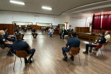 Funcionarios y jefes policiales se reunieron por el diseño de la seguridad en General Arenales