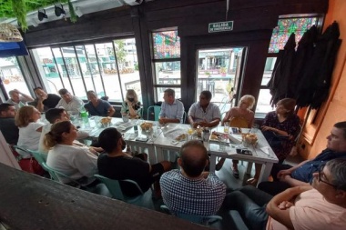 Dirigentes del Partido del Diálogo recibieron a Sergio Buil en Junín