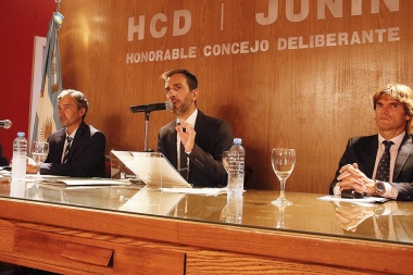Petrecca abrió sesiones ante el Concejo de Junín