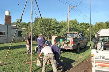 Comenzaron los trabajos para llevar cloacas a Mechita