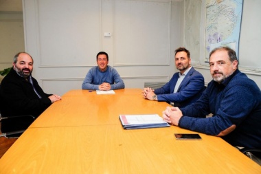 Nardini con Aiola y Máspoli por obras de Infraestructura en Chacabuco