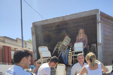 Llegó mobiliario para el Instituto N° 20