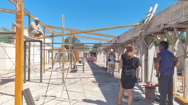 Avanza la obra del nuevo Centro de Desarrollo Infantil en Junín