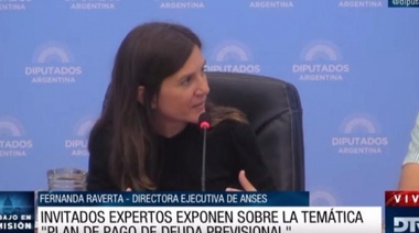 Raverta expuso sobre el plan de pago de deuda previsional en Diputados
