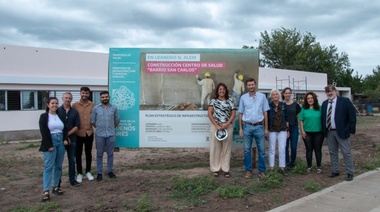 Avanza la construcción de CAPS en Vedia y Chacabuco