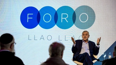 Gerardo Morales disertó en el  Foro de Llao Llao