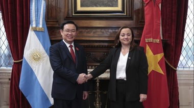 Cecilia Moreau recibió a su par de Vietnam