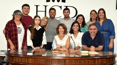 Miranda y Lauro de recorrida con el proyecto de patrocinio deportivo