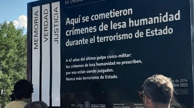 Señalizan la UP 13 de Junín como centro clandestino de detención durante la última dictadura