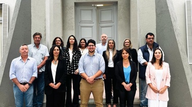 Mittelbach presentó a su gabinete para el gobierno de Ameghino