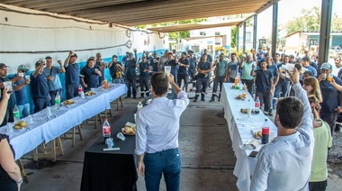 Petrecca brindó con los municipales juninenses y destacó el trabajo y compromiso