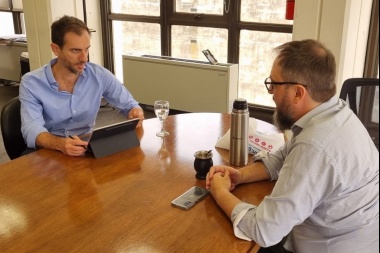 Petrecca se reunió por la situación de Junín con el subsecretario de energía bonaerense