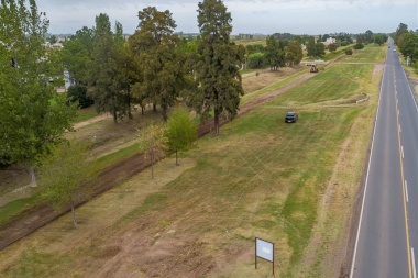Comenzó de obra de la bicisenda al PNLG en Junín