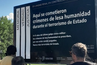 Señalizan la UP 13 de Junín como centro clandestino de detención durante la última dictadura