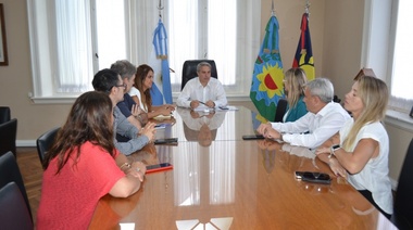 Leasing para maquinarias y emprendimientos productivos, reunión entre Golía y autoridades del Bapro