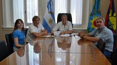 Golía recibió al delegado de Rawson y analizaron temas de agendas de la localidad