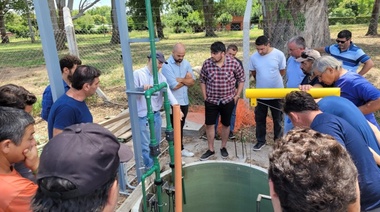 Alberti: obra de desagües y cloacales y planta de tratamientos cloacales en Pla