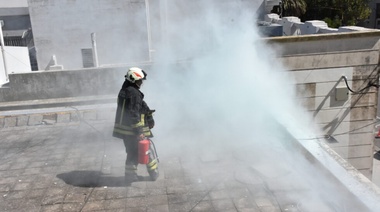 En Trenque Lauquen hubo un principio de incendio en el techo del Municipio